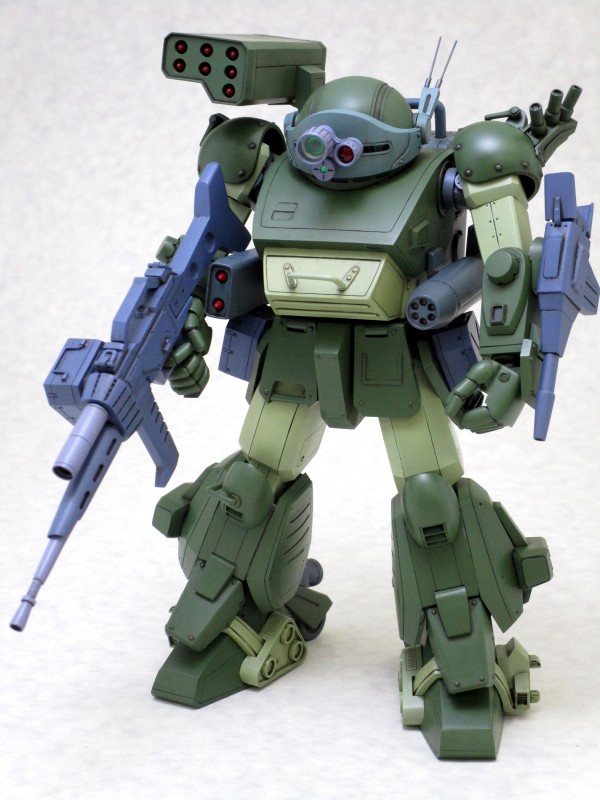 小松原博之氏によるat造形の一つの到達点 スコープドッグ ターボカスタム ザ ラストレッドショルダーver 1 24 Atシリーズ最新作のカラーレジンキットをレビュー その２ ウェーブ開発部ブログ