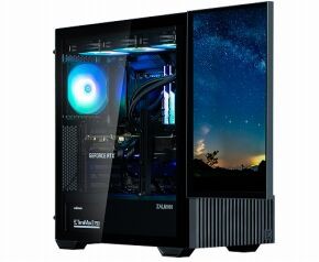 ZALMAN、フロントパネルに15.6型フルHD液晶ディスプレイを搭載した
