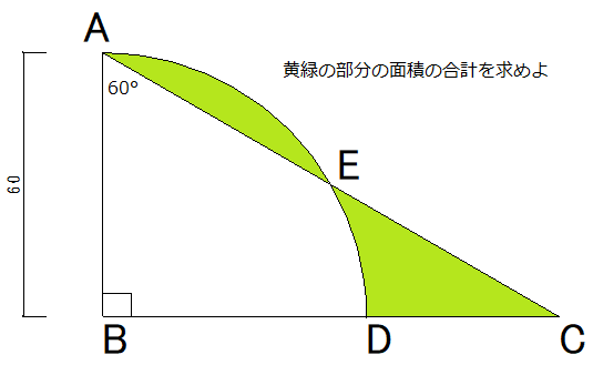 重ならなかった図形の面積 Wawabubu なおぼん のblog