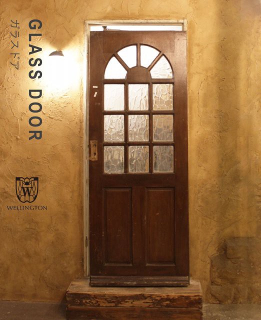 110880円 話題の行列 P123 イギリスの古い吹きガラスドア 建具 玄関ドア 室内ドア