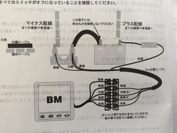 バッテリーモニターBM-2 取付編 : 超ショートなblog（仮）