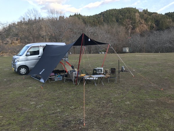 オオコでDOD初張り防寒ソロ : 超ショートなblog（仮）