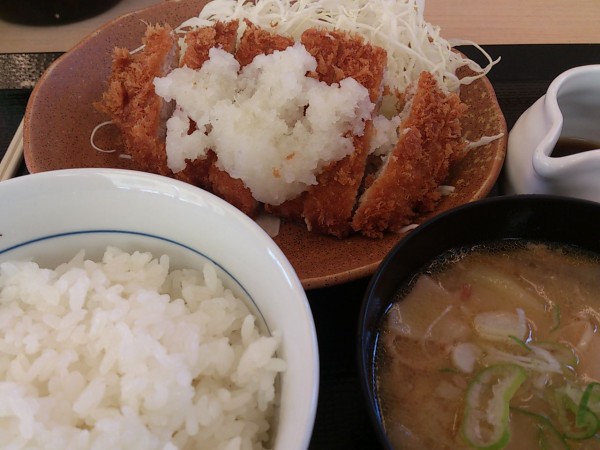 かつや 朝おろしカツ定食 東山水上行