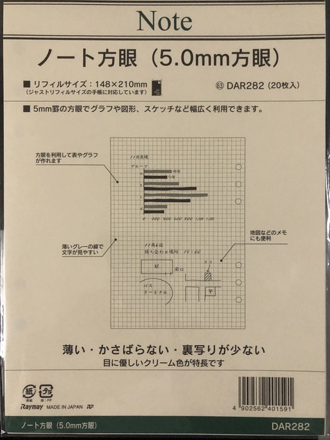 見つけた！無印A5方眼ルーズリーフ！ : 萬年筆の迷走