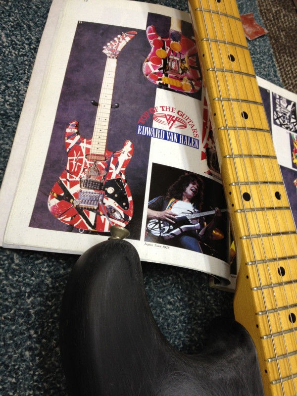 エディヴァンヘイレンのギター「フランケン」を作っちゃう！ : winnie+blog