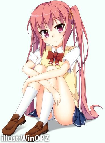 体育座り 窓使いの絵箱