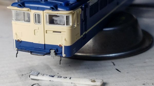 EF65 2139全般検査出場時 精密加工品 Kato 3089-1 EF65 1000 前期形の精密加工整備 その① : （仮称