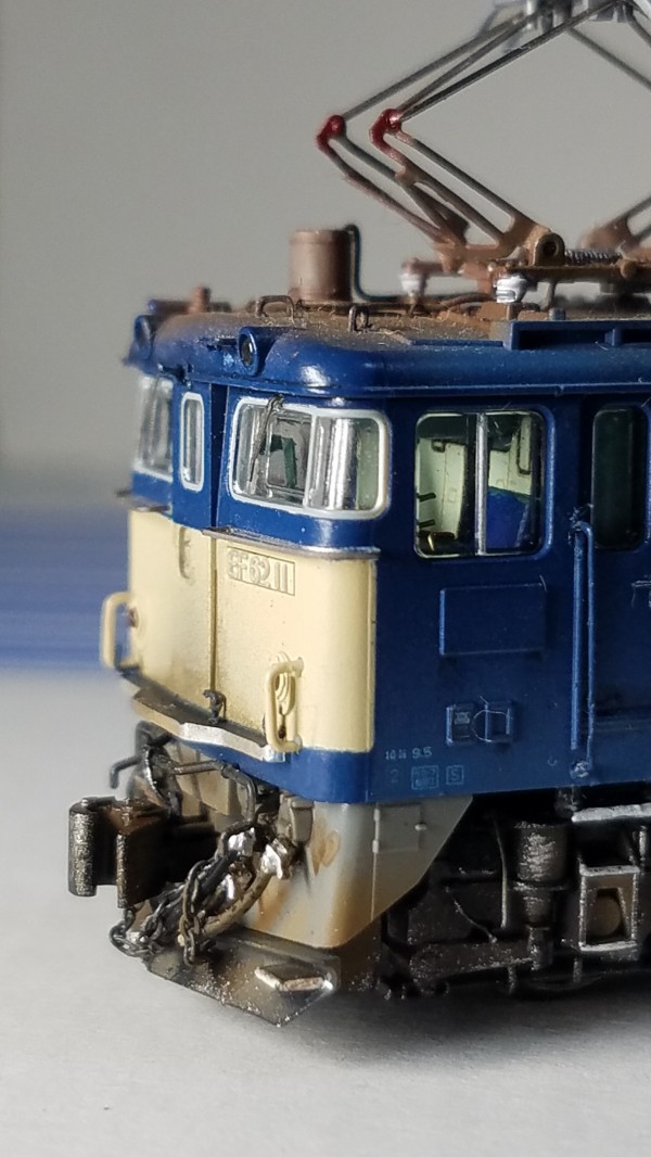 Kato 3058-1 EF62 前期形 11号機の追加台車の精密加工整備