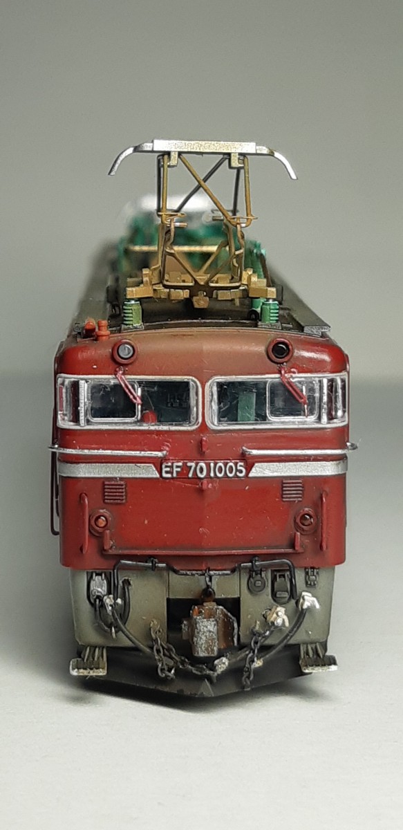 Kato 3081 EF70 1000 の追加精密加工整備 その②完成 : （仮称