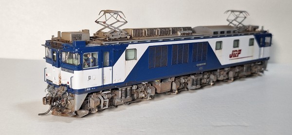 TOMIX HO-123 EF64-1000 JR貨物更新色の精密加工 その⑥完成 : （仮称