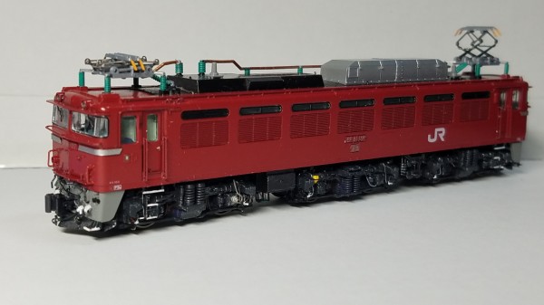 Kato 3021-8 EF81 ヒサシ付き JR東日本色の追加台車の精密加工整備 : （仮称）東北本線 岩○機関区