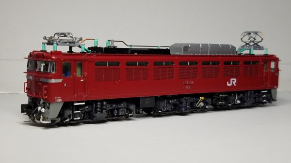 Kato 3066-4 EF81 JR東日本色（双頭連結器）の台車の追加精密