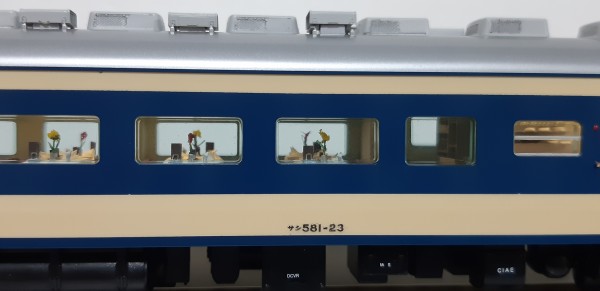 TOMIX HO-361 国鉄 583系 13両フル編成の精密加工整備 その⑨ サシ581