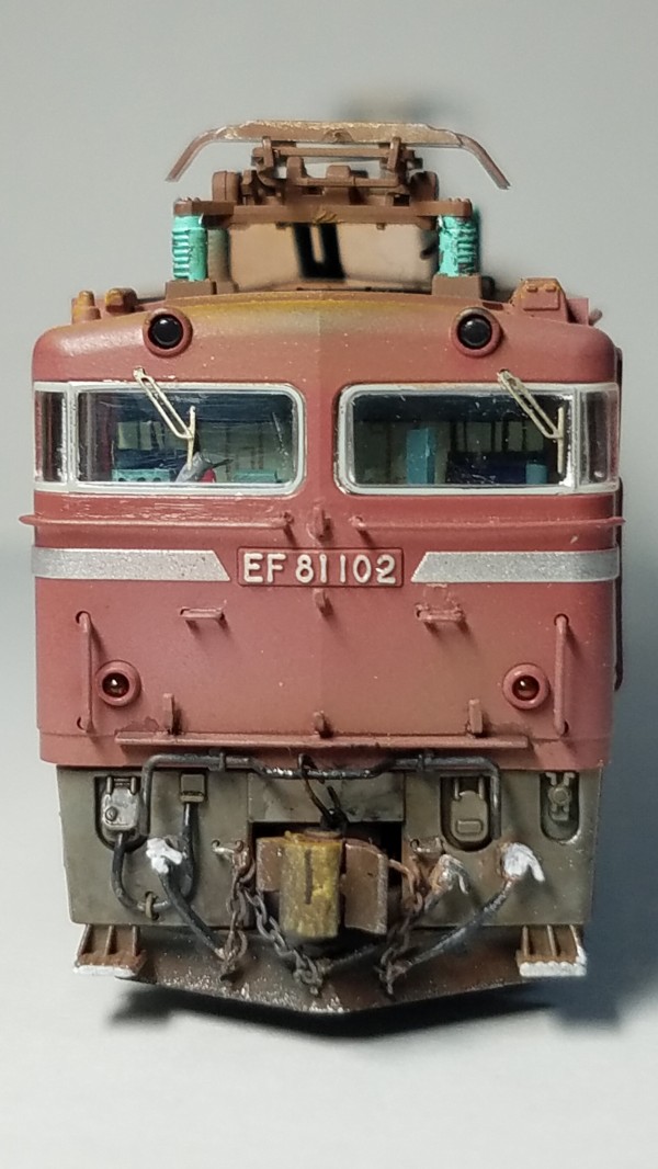 Kato 3066-1 EF81 一般色の精密加工整備 その⑤完成 : （仮称）東北