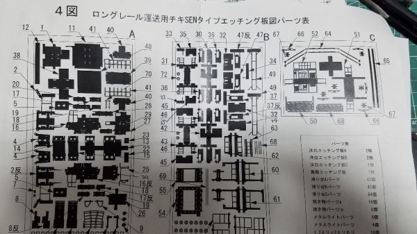 ペアーハンズ ロングレール輸送用チキSENタイプ製作① : （仮称）東北本線 岩○機関区