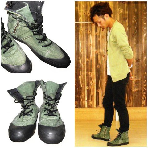 シリーズ 平和的 小数 メンズ ハイカット ブーツ Poroto Jp