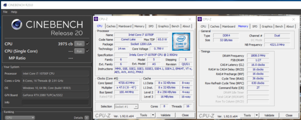 Intel Core i7 10700F」をレビュー。4万円の8コア16スレッドCPUがIntel 