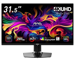 MSI MAG 321UPX QD-OLED」が発売。4K/240Hzの量子ドット有機EL MSI MAG 321UPX QD-OLED」が発売。4K/240Hzの量子ドット有機EL