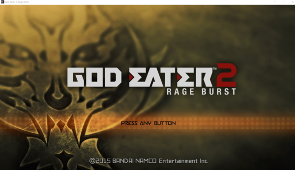 おま国中のgod Eater 2 Pc版が動いた 自作とゲームと趣味の日々