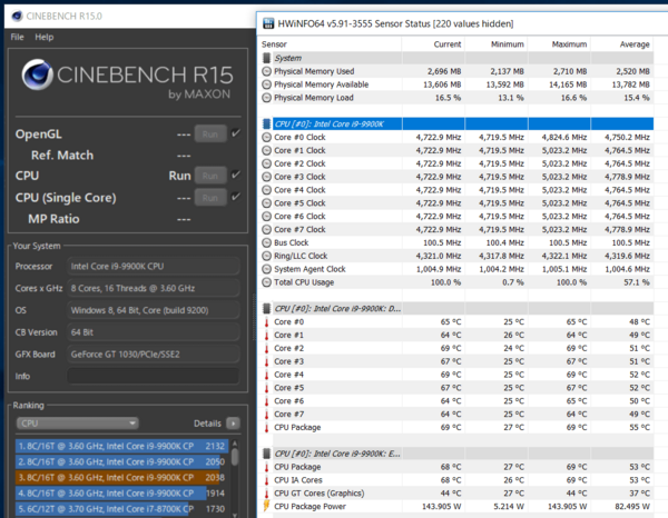 Intel Core I9 9900k をレビュー Tdp95wで運用できる 最高のゲーミングcpuを謳うintel初のメインストリーム向け8コア16スレッドcpuを徹底検証 自作とゲームと趣味の日々