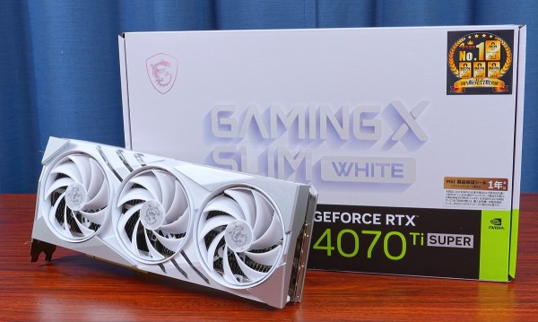 MSIのフルホワイトなRTX 4070 Ti SUPERをレビュー。RTX 4070 Ti MSIのフルホワイトなRTX 4070 Ti SUPERをレビュー。RTX 4070 Ti