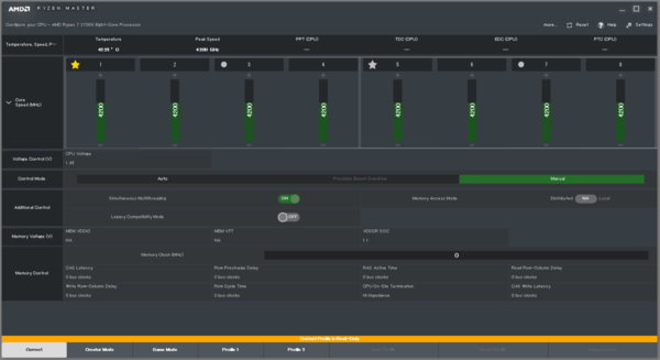 第2世代ryzen対応の純正ocツール Amd Ryzen Master の使い方 自作とゲームと趣味の日々