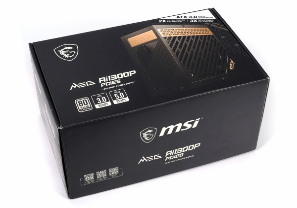 MSI MEG Ai1300P PCIE5 1300W ATX3.0/PCIe 5.0ネイティブ対応 静音80PLUS PLATINUM P 