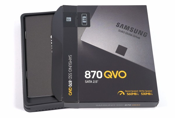 Samsung SSD 870 QVO 8TB」をレビュー。PCゲーム用にSATA SSDも