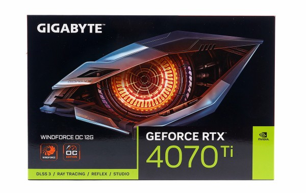 GIGABYTE GeForce RTX 4070 Ti WINDFORCE OC 12G」をレビュー。全長