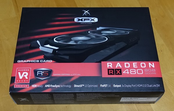 静音コンパクトなRX480の定番 「XFX RX 480 8GB TRIPLE X」をレビュー 