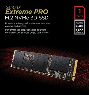 SanDisk Extreme PRO M.2 NVMe 3D SSD」が5月25日発売 : 自作とゲーム 