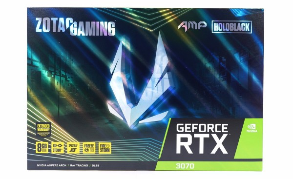 ZOTAC GeForce RTX 3070 AMP Holo」をレビュー。そのままでも光っても