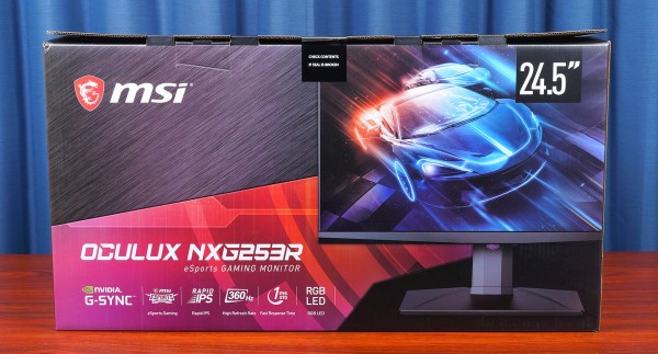 MSI Oculux NXG253R」をレビュー。Reflex LA対応の全部入り MSI Oculux NXG253R」をレビュー。Reflex LA対応の全部入り
