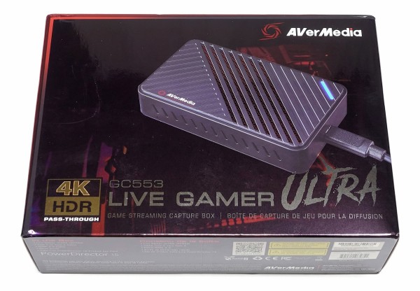AVerMedia Live Gamer Ultra GC553 4K パススルー対応 ゲーム