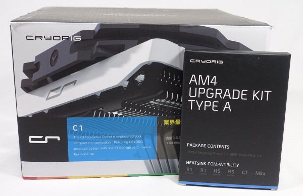 Cryorig C1用のRyzen対応AM4マウントパーツが届いたので早速使っ