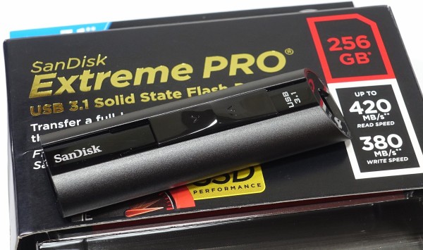 SanDisk Extreme Pro USB3.1フラッシュメモリ 256GB」をレビュー 