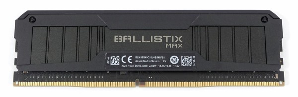 Crucial Ballistix MAX」をレビュー。Micron純正1Rank 16GB