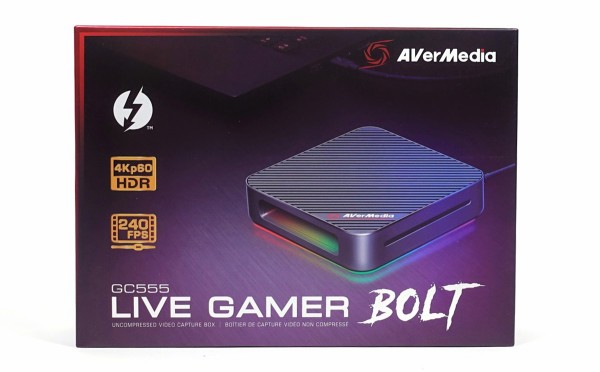 AVerMeda Live Gamer BOLT GC555 外付けゲームキャプチャー [4K HDR 60p対応] パススルー機能付 Thun  通販