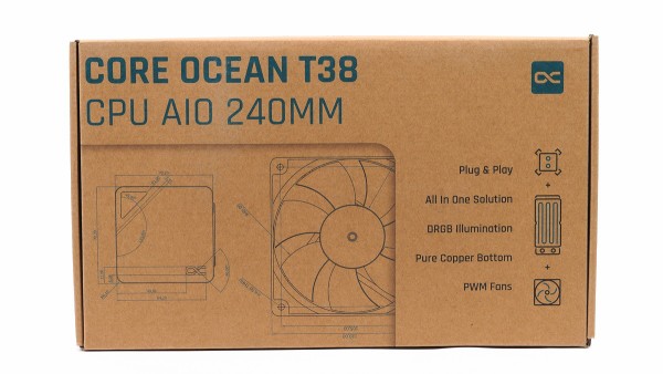 Alphacool Core Ocean T38 AIO 240mm」をレビュー : 自作とゲームと