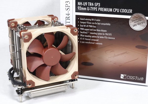 Noctua NH-U9 TR4-SP3」をレビュー。TDP180W対応の全高125mmコンパクト