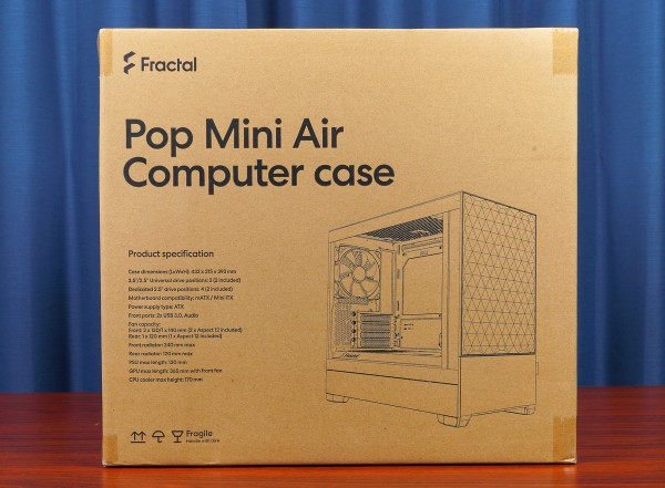 Fractal Design Pop Mini Air RGB Black TG Clear Tint ミニタワー型PCケース FD-C-P ...