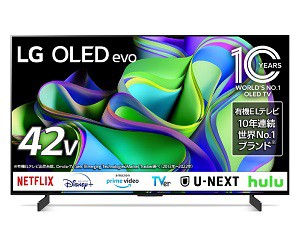 4K/120Hz有機ELテレビ「LG OLED C3」が発売。42インチもラインナップ ...