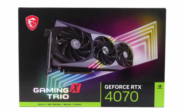 MSI GeForce RTX 4070 GAMING X TRIO 12G」をレビュー : 自作と MSI GeForce RTX 4070 GAMING X TRIO 12G」をレビュー : 自作と