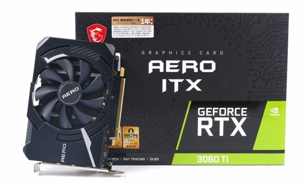 MSI RTX 3060ti Aero LHR 保証内