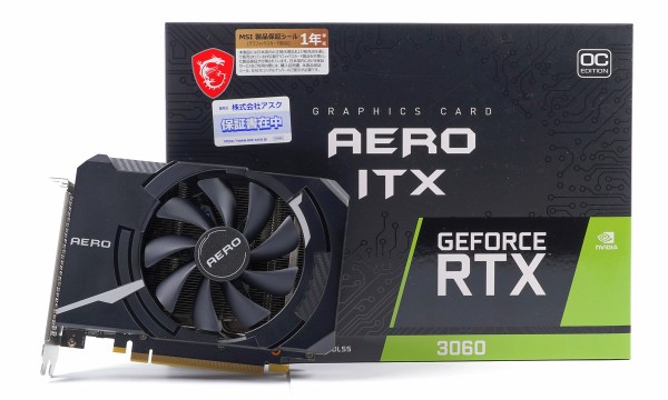 MSI GeForce RTX 3060 AERO ITX 12G OC