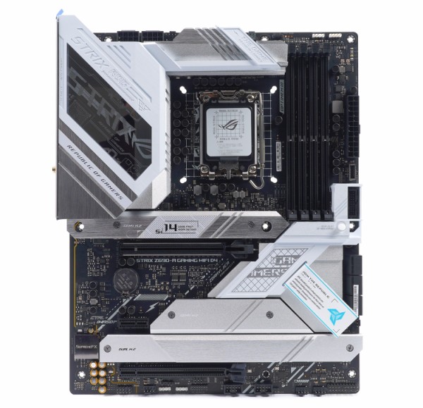 ASUS ASUS ROG STRIX Z690-A GAMING WIFI D4 Intel LGA 1700 ATX Motherboard,  DDR4, PCIe 5.0, WiFi 6, Intel 2.5 Gb Ethernet, 4xM.2, USB-C, RGB 