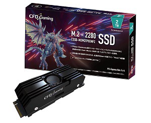 CFD Gaming PG5NFZ 2TB」をレビュー。PCIE5.0接続で読出10GB/s