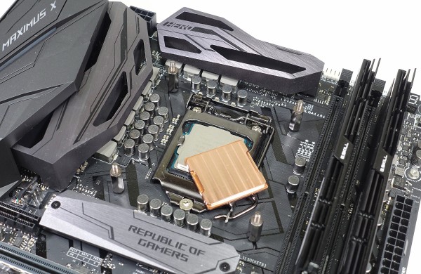 Rockit Cool Copper IHS for LGA115X」をi7 8700Kで試してみた