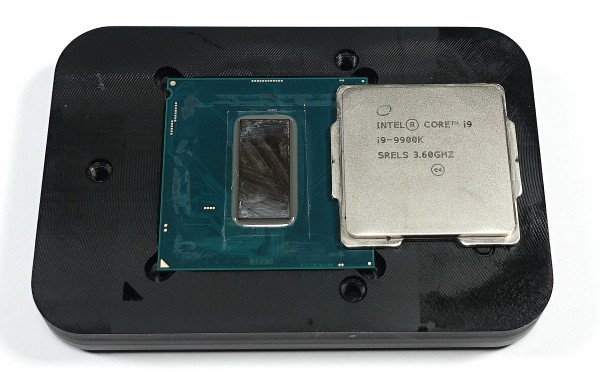 Core i9 9900Kの殻割りクマメタル化＆銅製IHSの冷却性能を検証 : 自作 