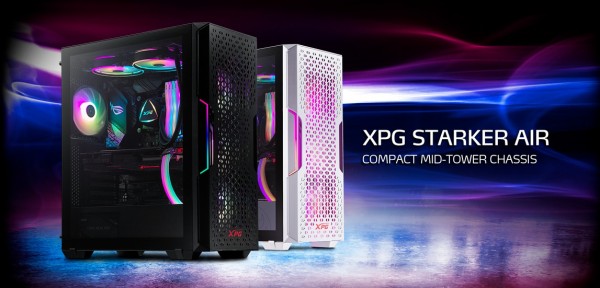 93%OFF!】 XPG STARKER AIR ミドルタワー フロントメッシュ ブラック